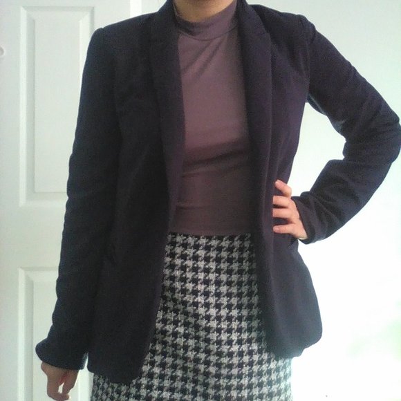 Navy Boyfriend Blazer - Picture 6 of 8